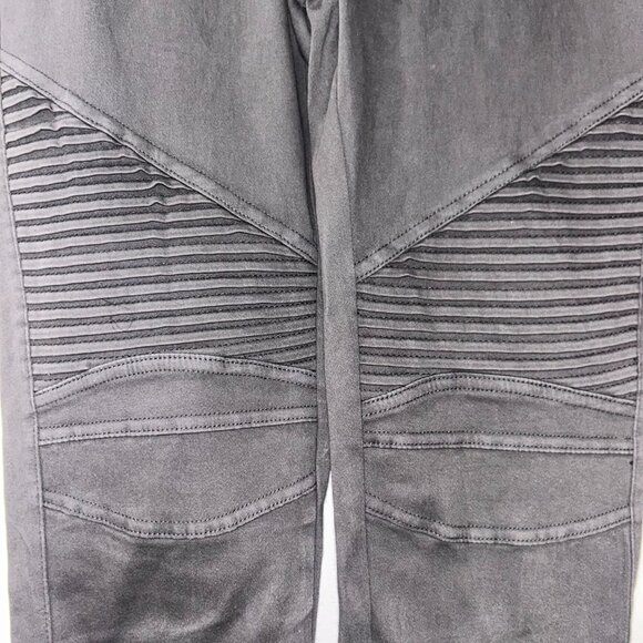 Tia Teal Dark Gray Skinny Leg Pants Women’s Medium - Picture 2 of 7